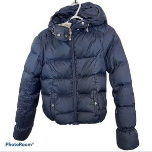 Eddie Bauer Crystal Ridge Down Waist Jacket small blue